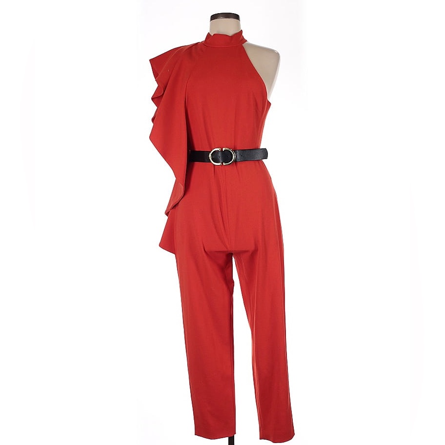 Karen Millen Elegant Red Jumpsuit